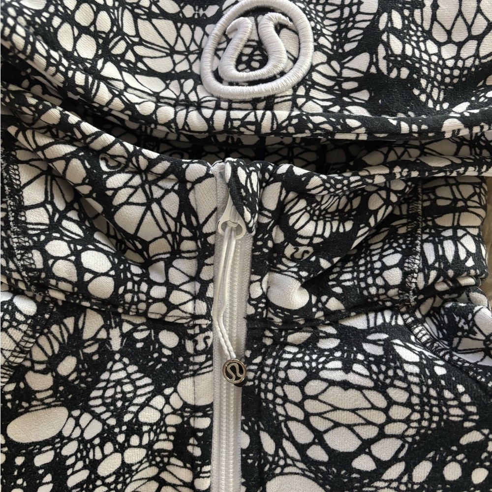 Black and White Patterned Hoodie, 2 Lululemon scuba Hoodies, $45 each